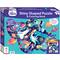 Hinkler Jr. Jigsaw Cosmic Space Mission Shiny Shaped 100 Piece Puzzle & Coloring Book